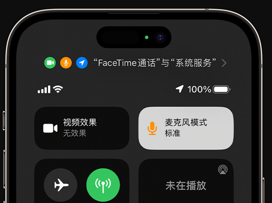 坡头苹果授权维修网点分享iPhone在通话时让你的声音更清晰 