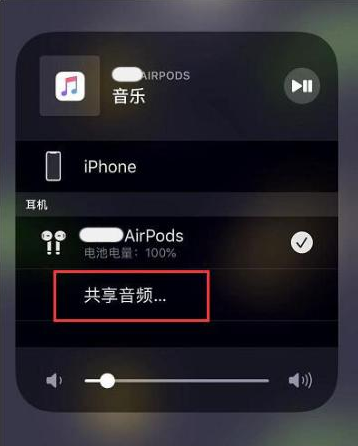 坡头苹果14音频维修点分享iPhone14音频共享设置方法 