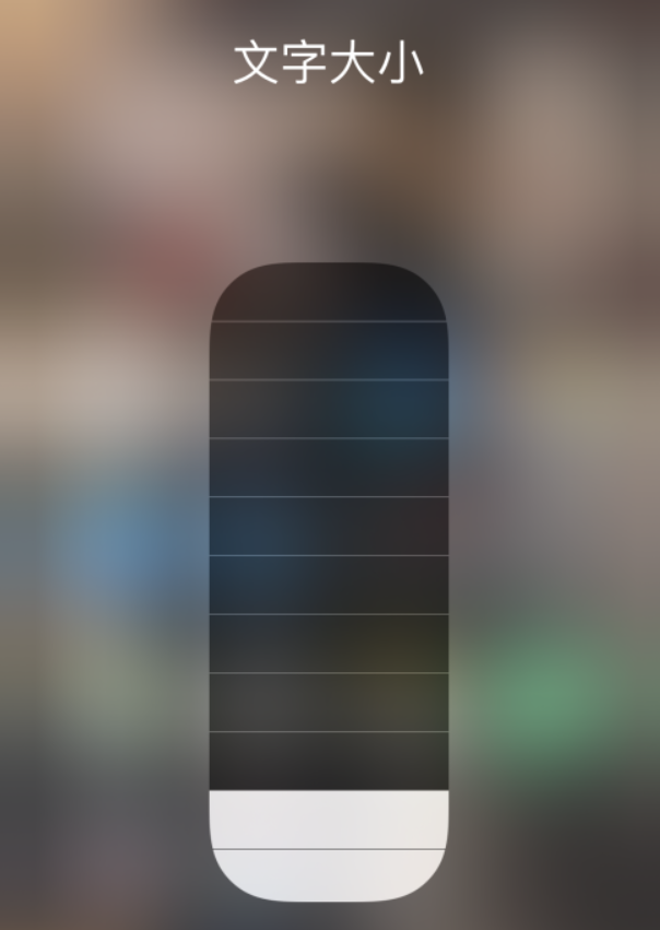 坡头苹果手机维修分享小技巧：在 iPhone 控制中心快速调节字体大小 