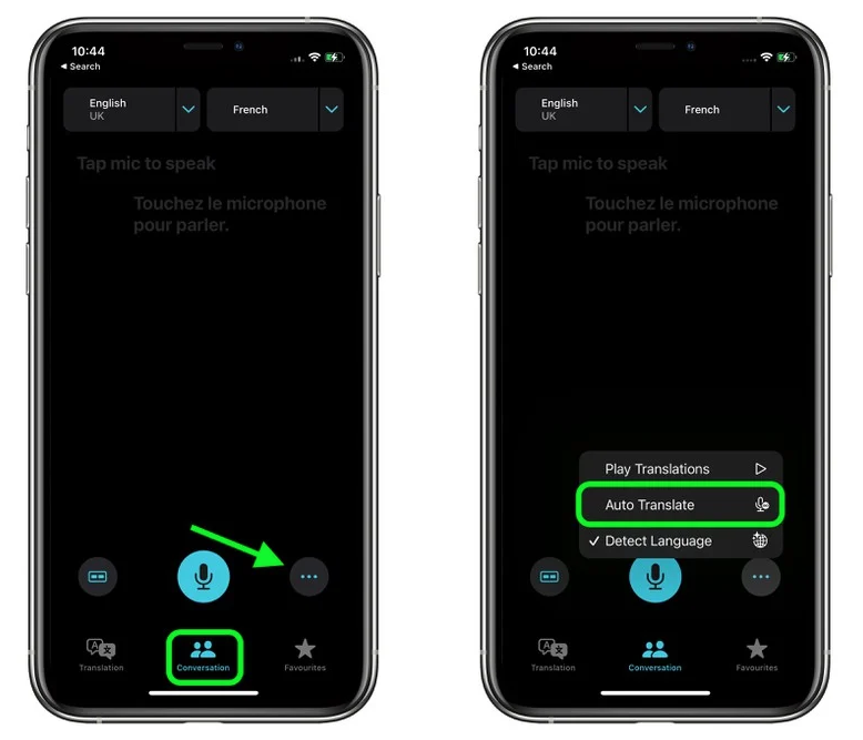 坡头苹果手机维修分享iOS 15 “翻译” App 新改进 