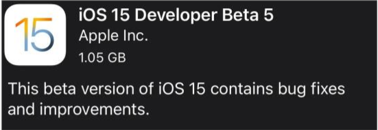坡头苹果手机维修分享如何升级到iOS15.0 beta5 